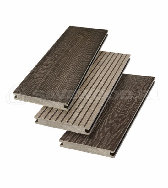Террасная доска SW Fraxinus (R) полнотелая «SaveWood» Темно-коричневый купить в Иркутске