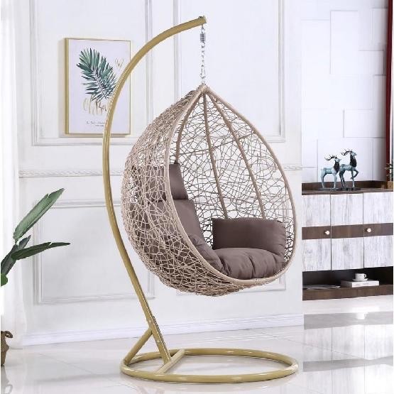 Кресло Подвесное из искусственного ротанга AFM-169A-LB Beige купить в Иркутске