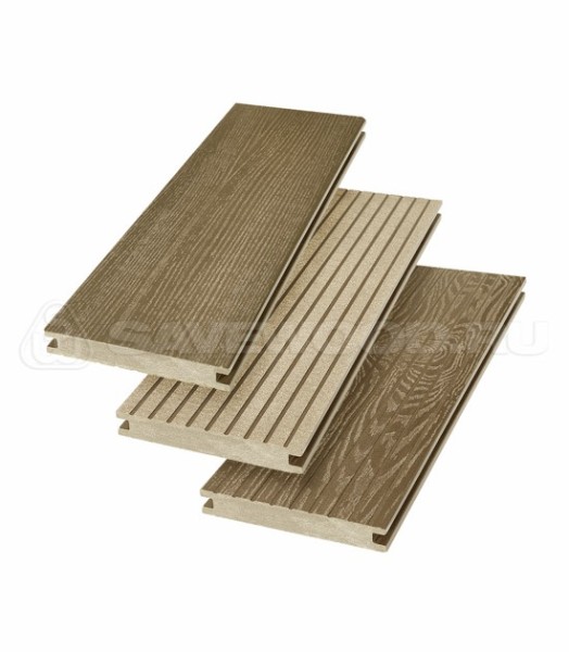 Террасная доска SW Fraxinus (R) полнотелая «SaveWood» Тик купить в Иркутске