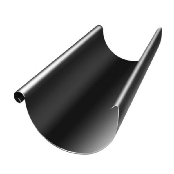Водосток Grand Line 125x90 – Желоб 3м RAL 9005 купить в Иркутске