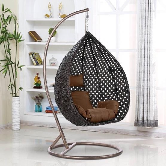 Кресло Подвесное из искусственного ротанга AFM-250B-L Brown купить в Иркутске