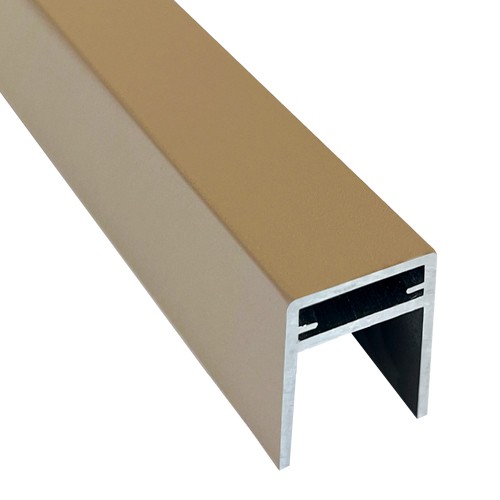 П-профиль Алюминиевый EasyDecking 35x25 Дуб купить в Иркутске
