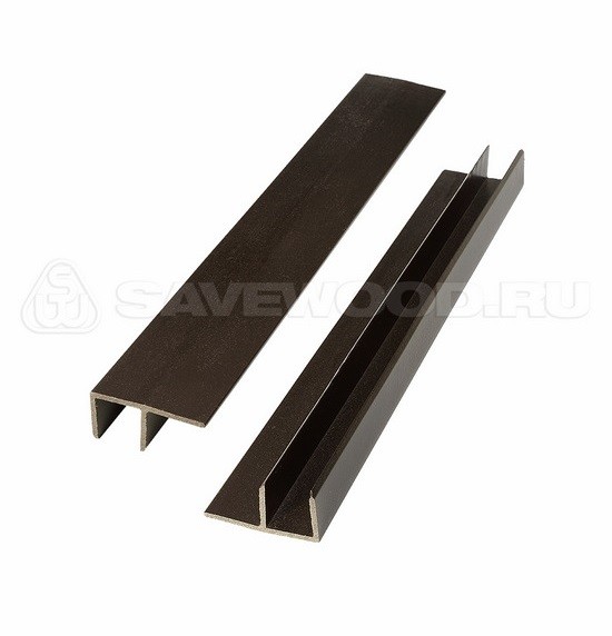 F-профиль ДПК Savewood – Тёмно-коричневый купить в Иркутске