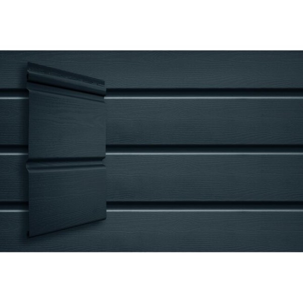 Виниловый сайдинг Grand Line Double-Брус Графит купить в Иркутске