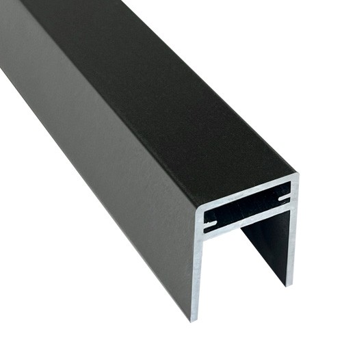 П-профиль Алюминиевый EasyDecking 35x25 Черное дерево купить в Иркутске