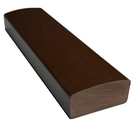 Лавочный брус Ecodecking Некст полнотелый глянцевый 70х35 шоколад купить в Иркутске
