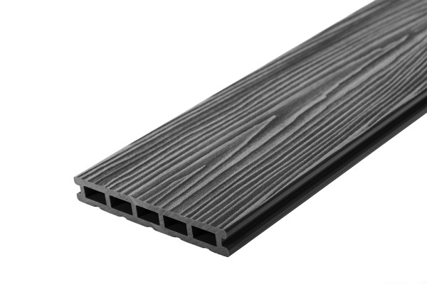 Террасная доска из ДПК RusDecking Unodeck Mogano - Графит купить в Иркутске
