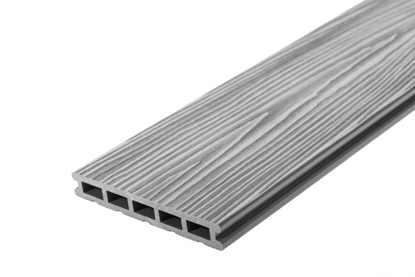 Террасная доска из ДПК RusDecking Unodeck Mogano - Серый купить в Иркутске