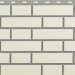 Фасадная панель Альта-Профиль, Кирпич Клинкерный, Белый купить в Иркутске