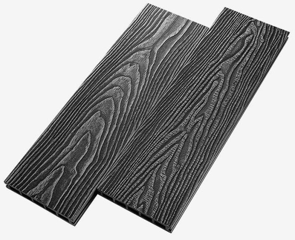 Террасная доска из ДПК RusDecking Unodeck Vintage - Графит купить в Иркутске