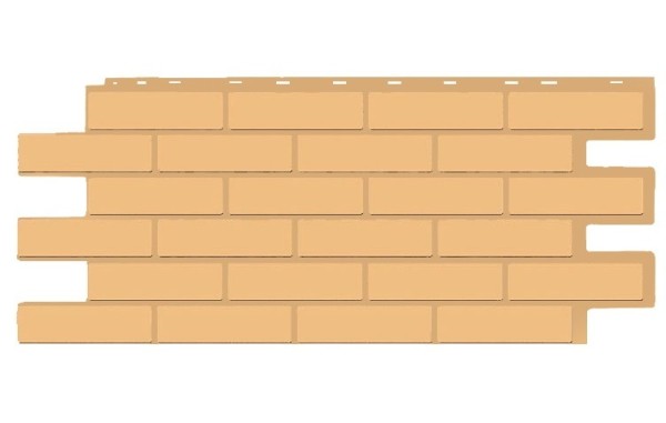 Фасадная панель T-Siding Кирпич Модерн Эко Крем купить в Иркутске