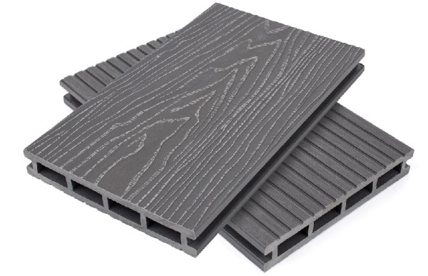 Террасная доская ДПК NanoWood Nature 3D пустотелая Серый купить в Иркутске