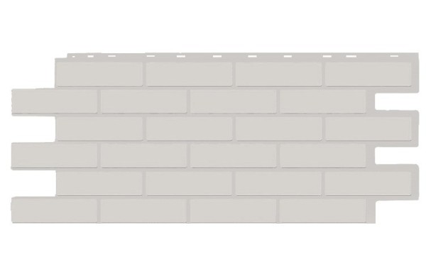 Фасадная панель T-Siding Кирпич Модерн Эко Уайт купить в Иркутске