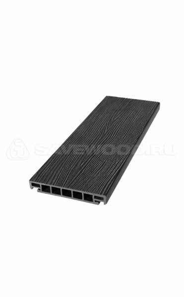 Террасная доска из ДПК SW Salix (S) (R) черный купить в Иркутске