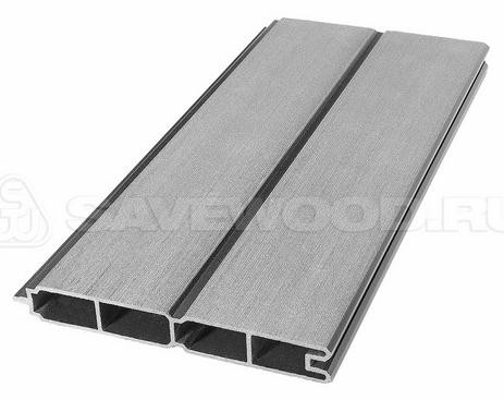 Заборный профиль из ДПК Savewood SW Agger матовый пепельный купить в Иркутске